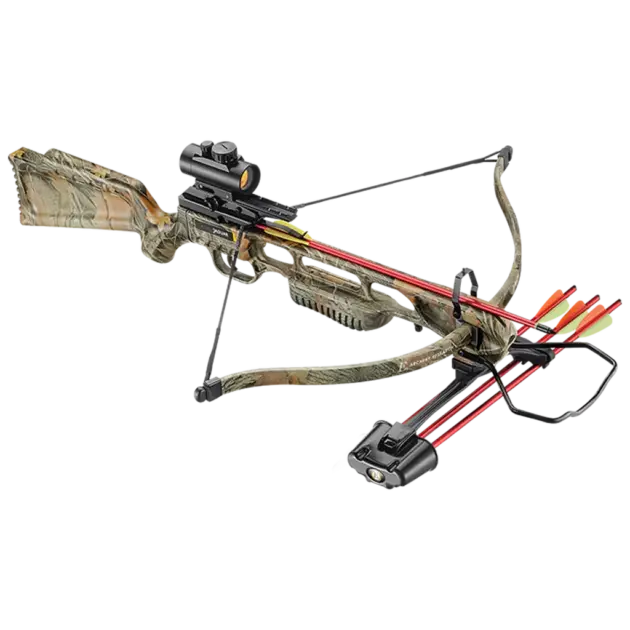 EK Archery Jag I Deluxe Recurve Crossbow – 175lbs Spring Camo
