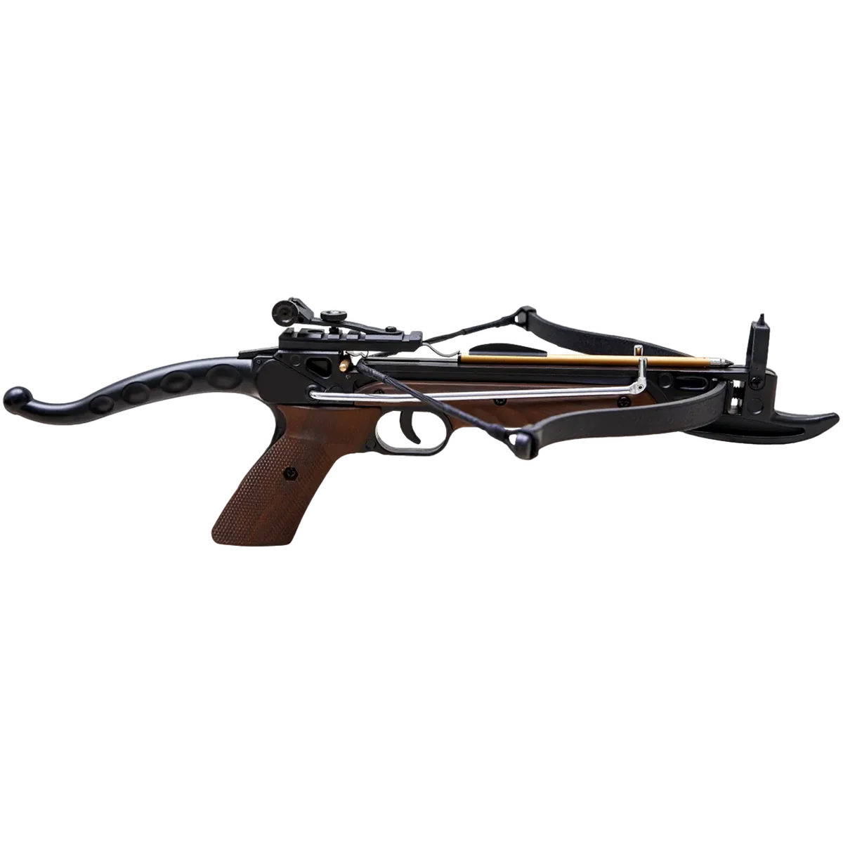 EK Archery Cobra Aluminium Pistol Crossbow – 80lbs Wood - Image 3