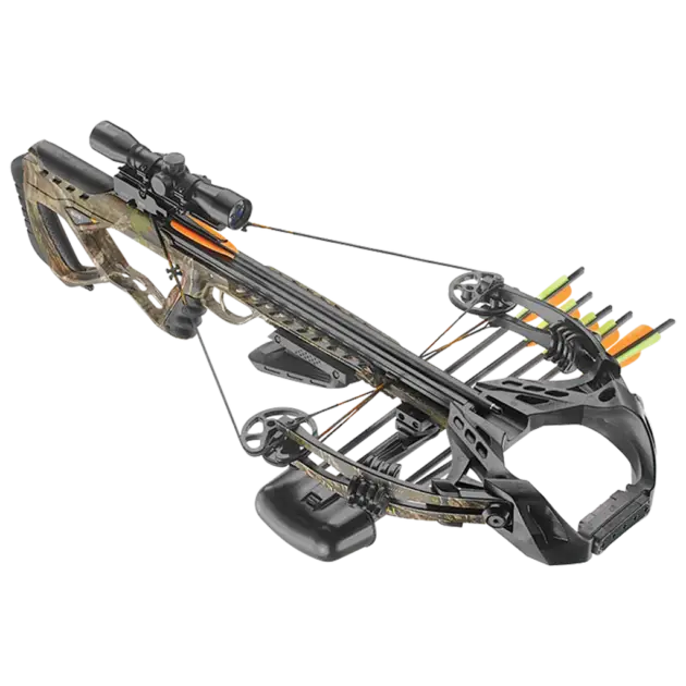 EK Archery Guillotine-X+ Compound Crossbow – 185lbs Camo