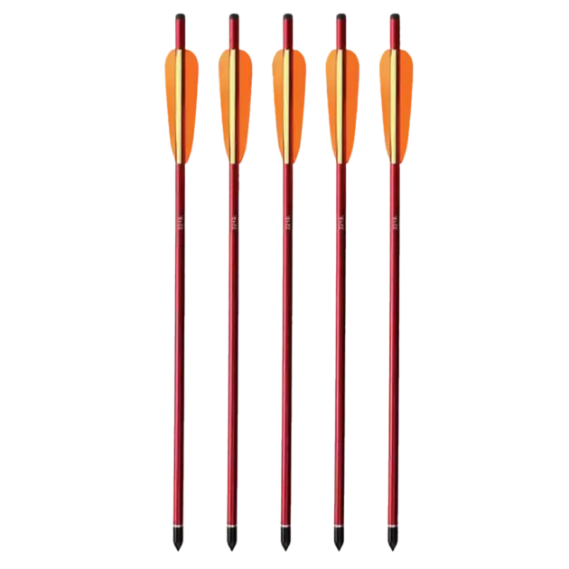 5 Pack of EK Archery Aluminium Bolts – 16″ Heavy Duty