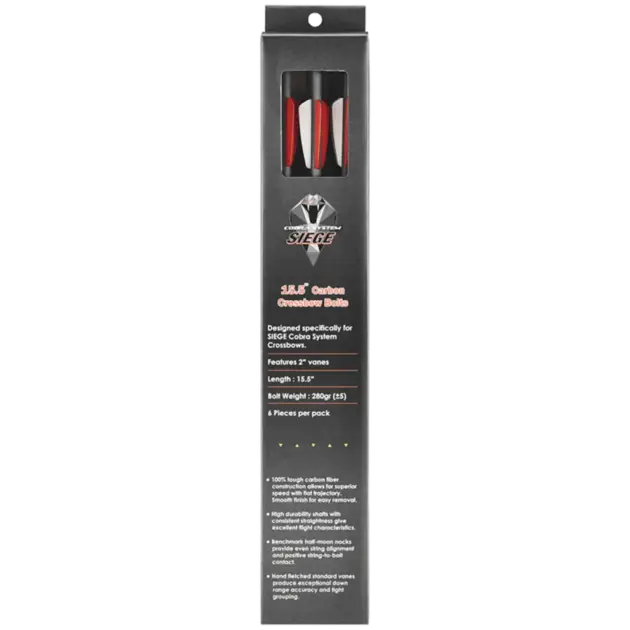 6 Pack of EK Archery Siege Bolts