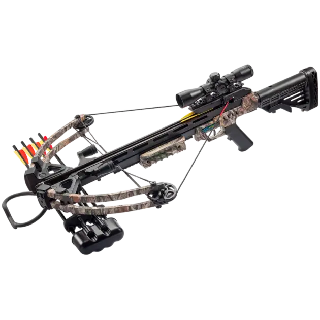 Man Kung Stalker Compound Crossbow Foliage Camo – 185 LBS/370 FPS